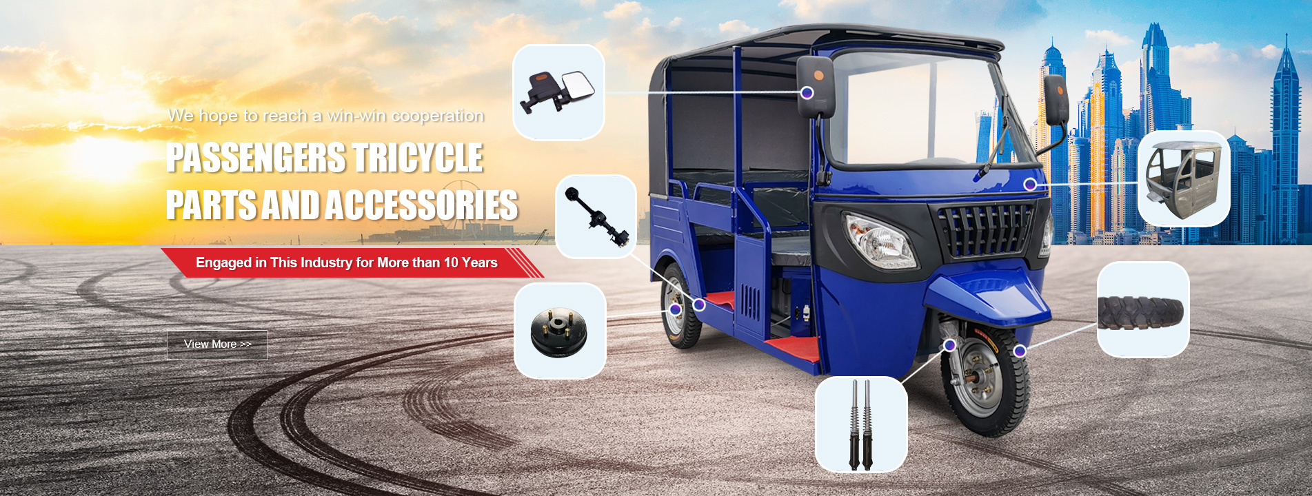 PASSENGERS TRICYCLE PARTS AND ACCESSORIES